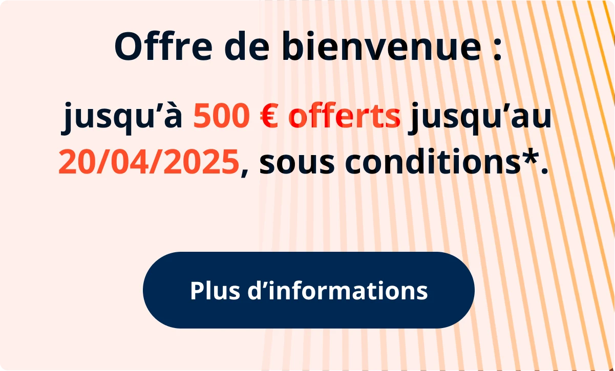 bandeau flash offre de bienvenue Altaprofits Vie 500€ offerts