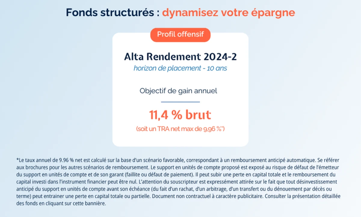 Fonds structurés : dynamisez votre épargne