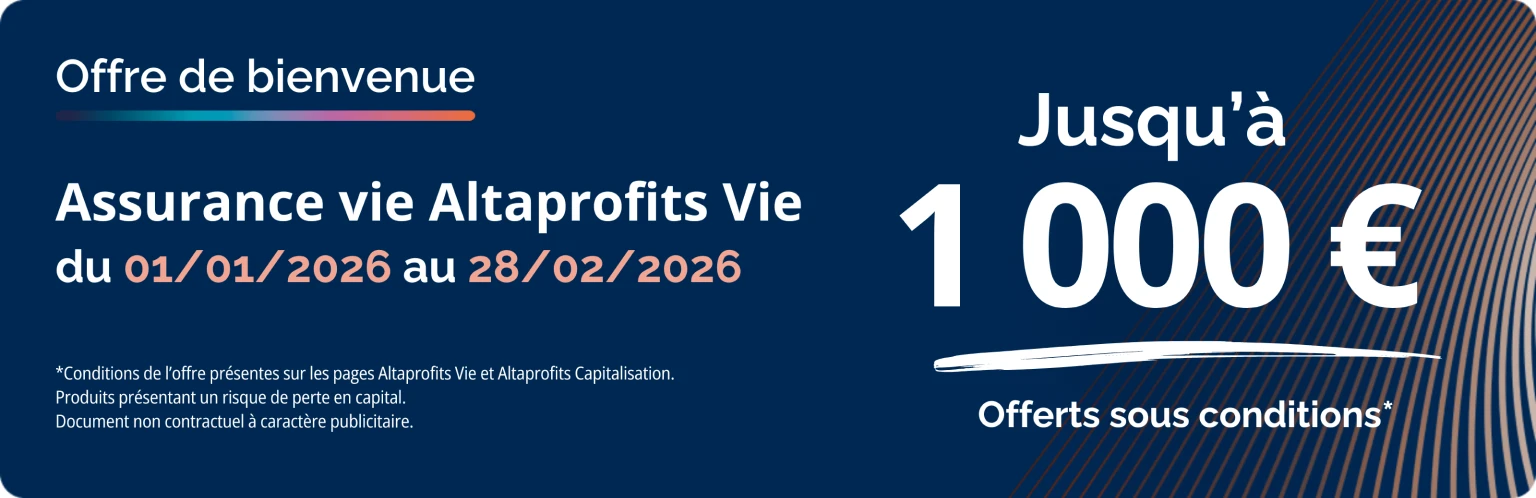 Altaprofits Vie, jusqu'à 1 000 offerts jusqu'au 28 février 2026