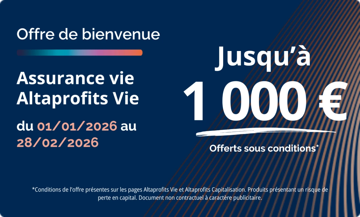 Altaprofits Vie, jusqu'à 1 000 offerts jusqu'au 28 février 2026